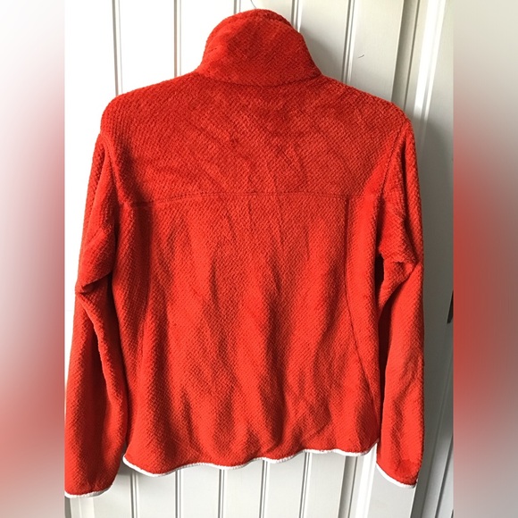 🏔Patagonia Re tool snap T fleece red pullover Red beige size M - Picture 2 of 11